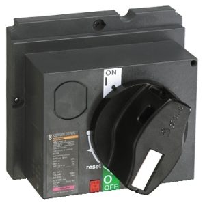 SE Prednja zakretna ručica NS 100..250  crna ručica