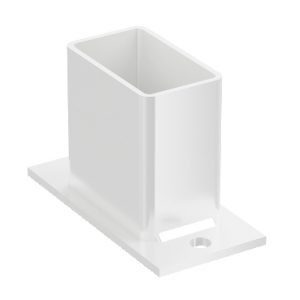 SE Wibe  nosač šine 24/20FS  čelik Zinkpox beli