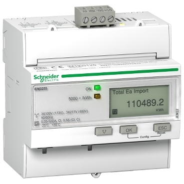 SE IEM3255 multimetar  CT  Modbus  1 digitalni I  1 digitalni O  višetarifni