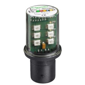 SE Plava LED lampica BA15D 24VAC/DC
