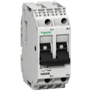 SE TeSys GB2  termomagnetni zaštitni prekidač  2P  5 A  Id = 66 A