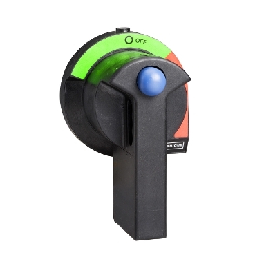 SE Prednja zakretna ručica GS1 100...400 A crna ručica