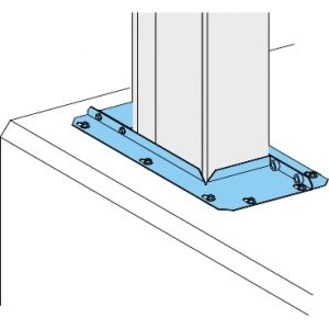 SE Canalis  set krovne ploče za razvodne ormane ili Trihal transf.  visina 164 mm