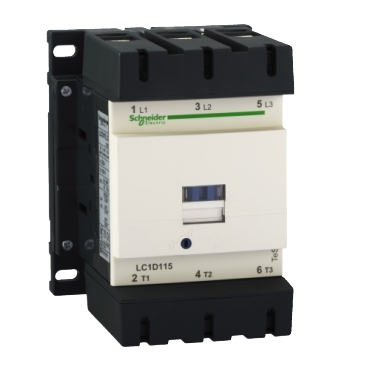 SE TeSys D kontaktor 3P(3 NO) -AC-3 <= 440 V 115 A 380 V AC 50/60 Hz kalem
