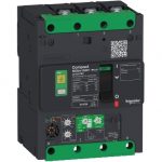 SE Prekidač Compact NSXm N (50 kA na 415 VAC)  3P  100 A Micrologic Vigi 4.1 zaštitna jedinica  kompresione stopice i priključci za sabirnice