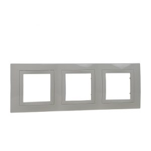 SE Unica Basic  dekorativni ram  trostruki  H71  krem/krem