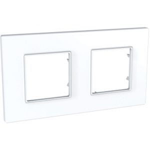 SE Unica Quadro dekorativni ram dvostruki  H71/V71 beli