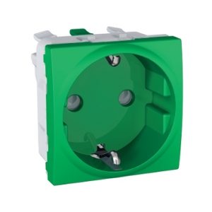 SE Unica  1 utičnica  2P+E zaštita šuko  2 m  zelena