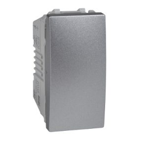 SE Unica Top/Class  jednopolni prekidač  10 AX 250 VAC  1 m  aluminijum