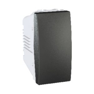 SE Unica Top/Class  taster  10 A 250 VAC  1 m  grafit