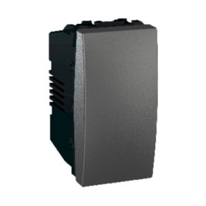 SE Unica Top/Class  jednopolni prekidač  16 AX 250 VAC  1 m  grafit