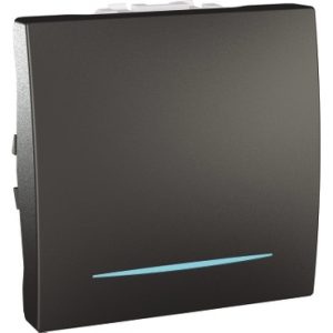 SE Unica Top/Class  jednopolni prekidač  10 AX 250 VAC  2 m  grafit