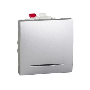 SE Unica Top/Class  naizmenični prekidač  10 AX 250 VAC  2 m  aluminijum