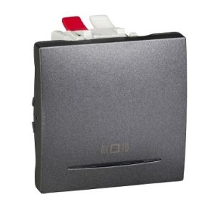 SE Unica Top/Class  taster  10 A 250 VAC  2 m  grafit