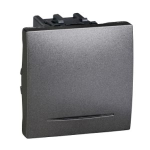 SE Unica Top/Class  naizmenični prekidač indikator  16 AX 250 VAC  2 m  grafit