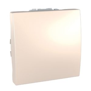 SE Unica  naizmenični prekidač  16 AX 250 VAC  2 m  krem