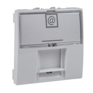 SE Unica  1 RJ45 utičnica (S-One)  2 m  kat. 6 UTP  bela