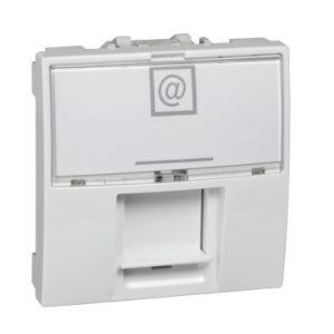 SE Unica 1 RJ45 utičnica (S-One) 2 m kat. 6  S/FTP bela