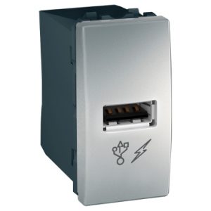 SE Unica  USB punjač  aluminijum
