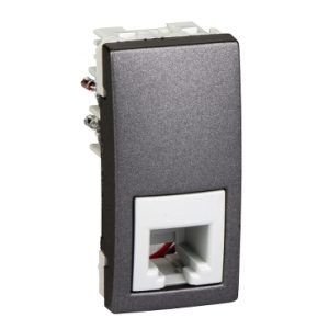 SE Unica Top/Class  1 telefonska utičnica  RJ11 -grafit