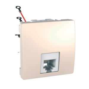 SE Unica  1 telefonska utičnica  RJ11  krem