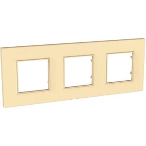 SE Unica Quadro Pearl  dekorativni ram  trostruki  H71/V71  candy