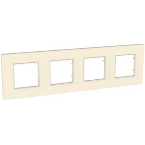 SE Unica Quadro Pearl dekorativni ram četvorostruki  H71/V71 pearl