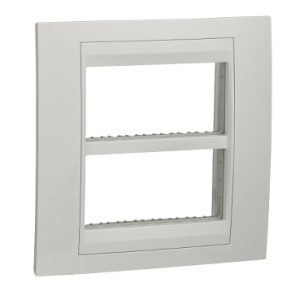 SE Unica Plus  dekorativni ram  dvostruki (H)  2x4 m  beli/beli