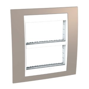 SE Unica Plus  dekorativni ram  dvostruki (H)  2x4 m  krem/beli