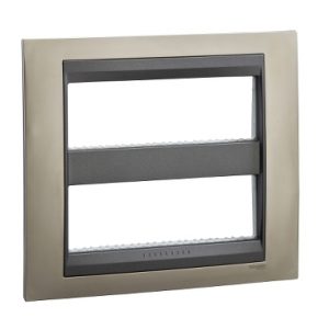 SE Unica Top  dekorativni ram  dvostruki (H)  2x6 m  mat nikl/grafit