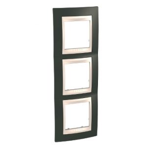 SE Unica Plus  dekorativni ram  trostruki  kakao/krem