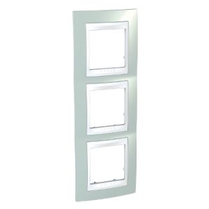 SE Unica Plus  dekorativni ram  trostruki  svetlo zelena/beli