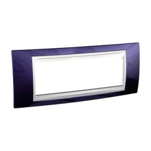 SE Unica  dekorativni ram  6 modula  indigo plava/beli