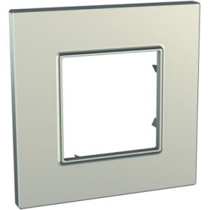 SE Unica Quadro Metallized  dekorativni ram  jednostruki  titanijum