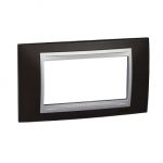 SE Unica Top  dekorativni ram  4 modula  wengue/aluminijum