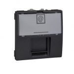 SE Unica Top/Class  sa poklopcem RJ45 konektora za AMP i KROME  2 m -grafit