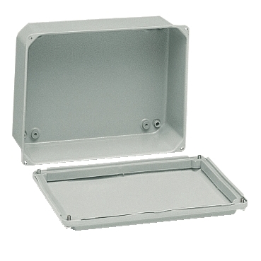 SE Metalna industrijska kutija  niski poklopac  V155xŠ105xD61  IP55  siva