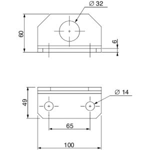 SE Set od 4 Spacial SF držača za podizanje ormana  pocinkovan čelik