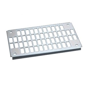 SE Pravougaona perforirana montažna ploča za upravljački pult Š600mm  V675xW508mm