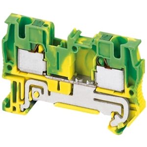 SE Linergy redna stezaljka za uzemlj.  4mm² jednostruka 1x1 utična  zeleno-žuta