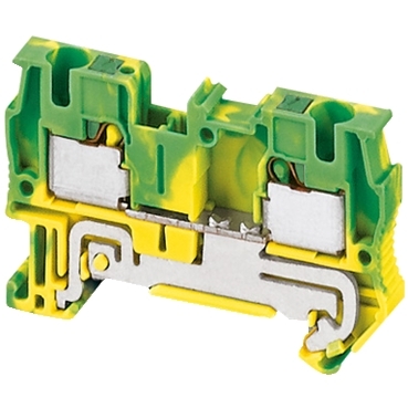 SE Linergy redna stezaljka za uzemlj.  4mm² jednostruka 1x1 utična  zeleno-žuta