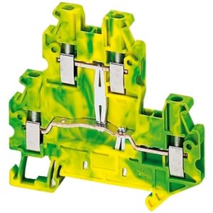 SE Linergy redna stezaljka za uzemlj.-25mm² dvost.2 nivoa 1x1 vijčana zeleno-žuta