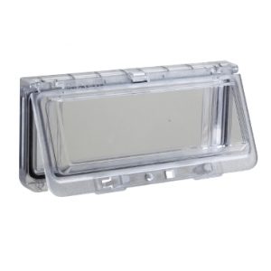 SE Plastični prozor sa šarkama providni poklopac. IP 65  Duž78xŠ130xD25mm.