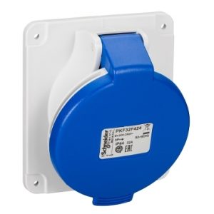 SE PratiKa utičnica  vijčana  pod uglom  32A  3P + E  200...250 V AC  panel