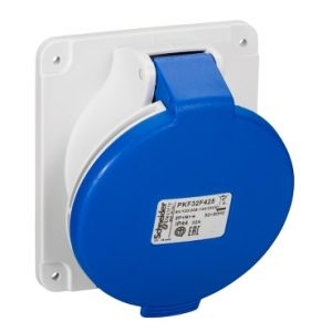 SE PratiKa utičnica  vijčana  pod uglom  32A  3P + N + E  200...250 V AC-panel
