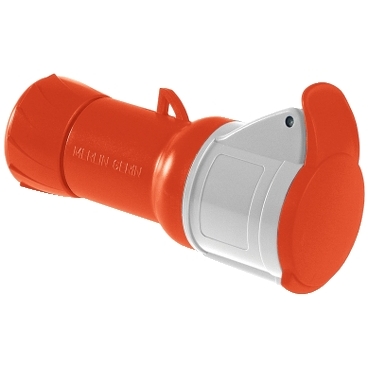 SE PratiKa Wander utičnica ravna 32 A 3P + E 380...415 V AC IP44