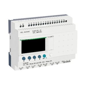 SE Modularni progr. kontroler Zelio Logic  26 I O  100..240 V AC-časovnik-displej
