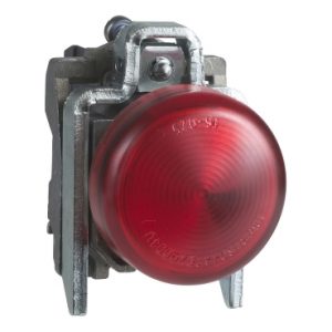 SE Okrugla lampica Ø 22 IP65 crvena integr. LED 230..240 V stopice-ATEX