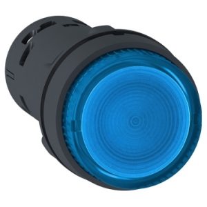 SE Svetleći taster  LED  sa povratkom -1NO  plavi  24V
