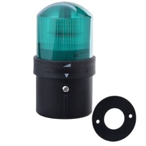 SE Ø 70 mm svetlosna kolona  trajno osvetljenje  zelena  IP65  230 V